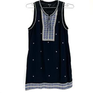 Madewell women’s embroidered sleeveless dress